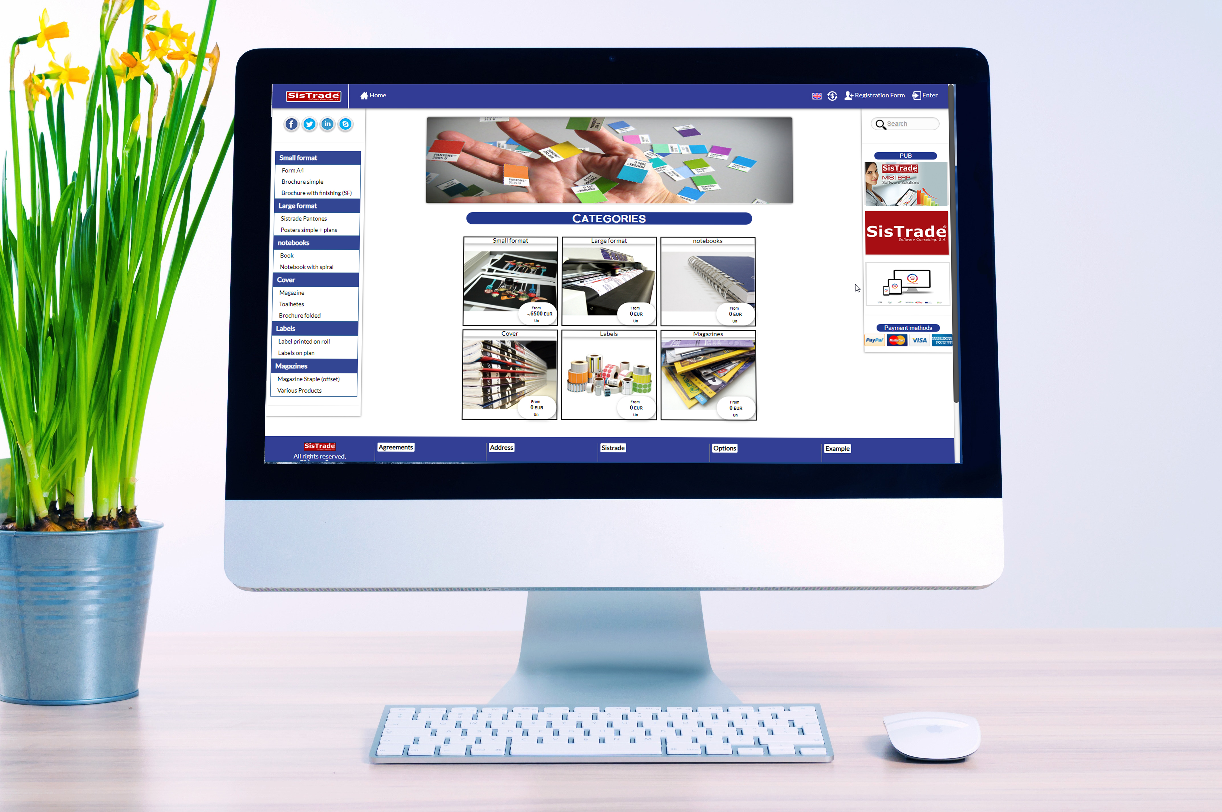 Sistrade Logiciel | Web2Print Solution